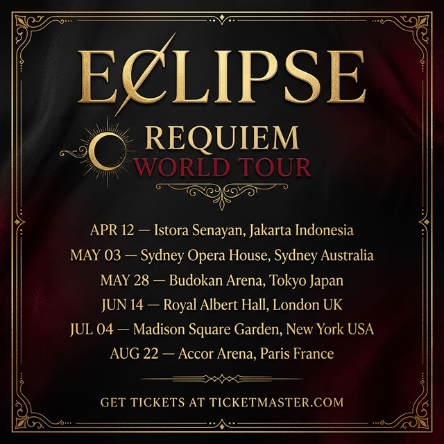 Requiem World Tour 2026 Poster